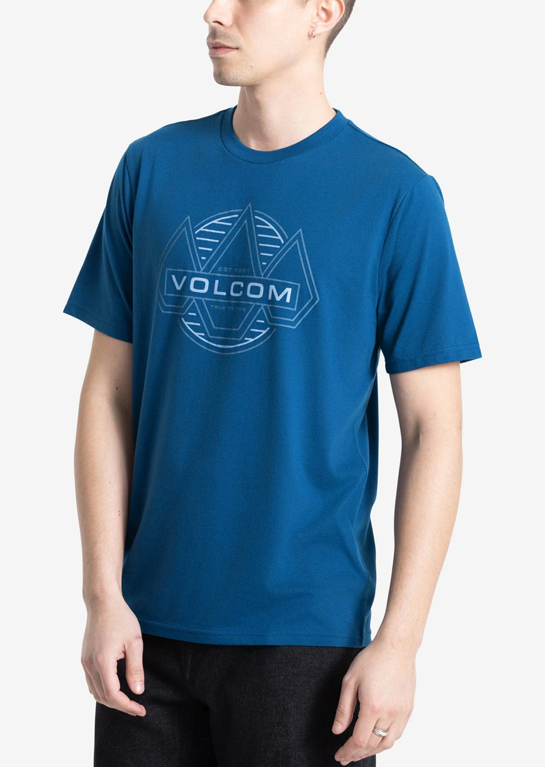 Volcom Men's Walker T-Shirt Cosmic Blue