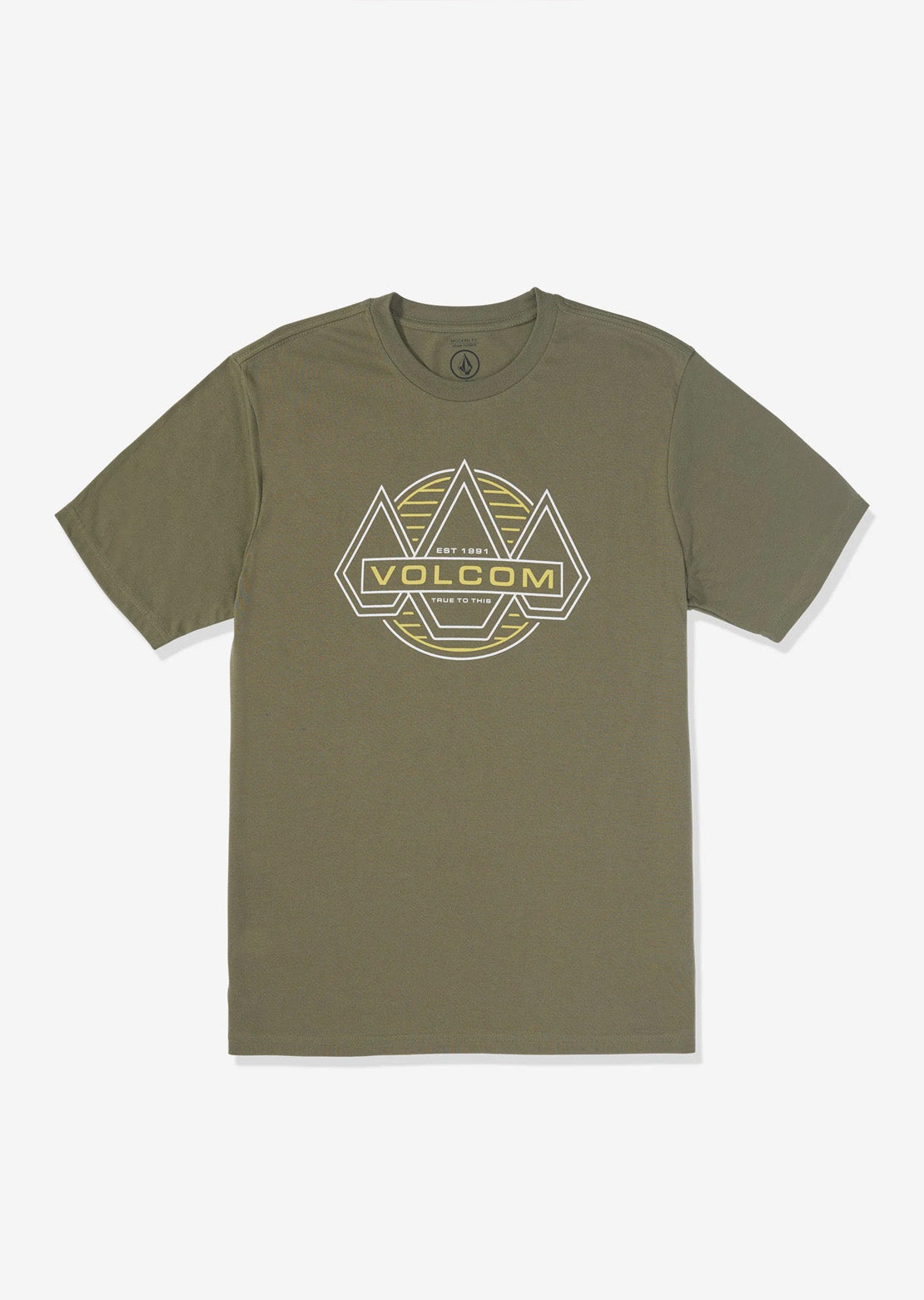 Volcom Men's Walker T-Shirt Dark Olive