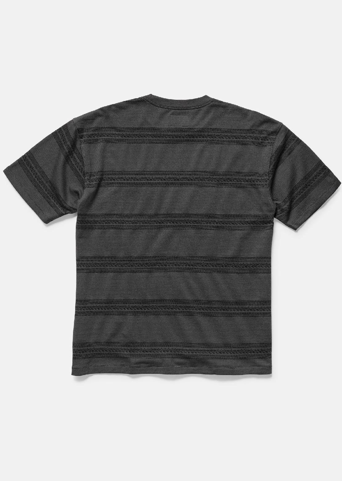 Volcom Men's Yewster Crewneck T-Shirt Asphalt Black