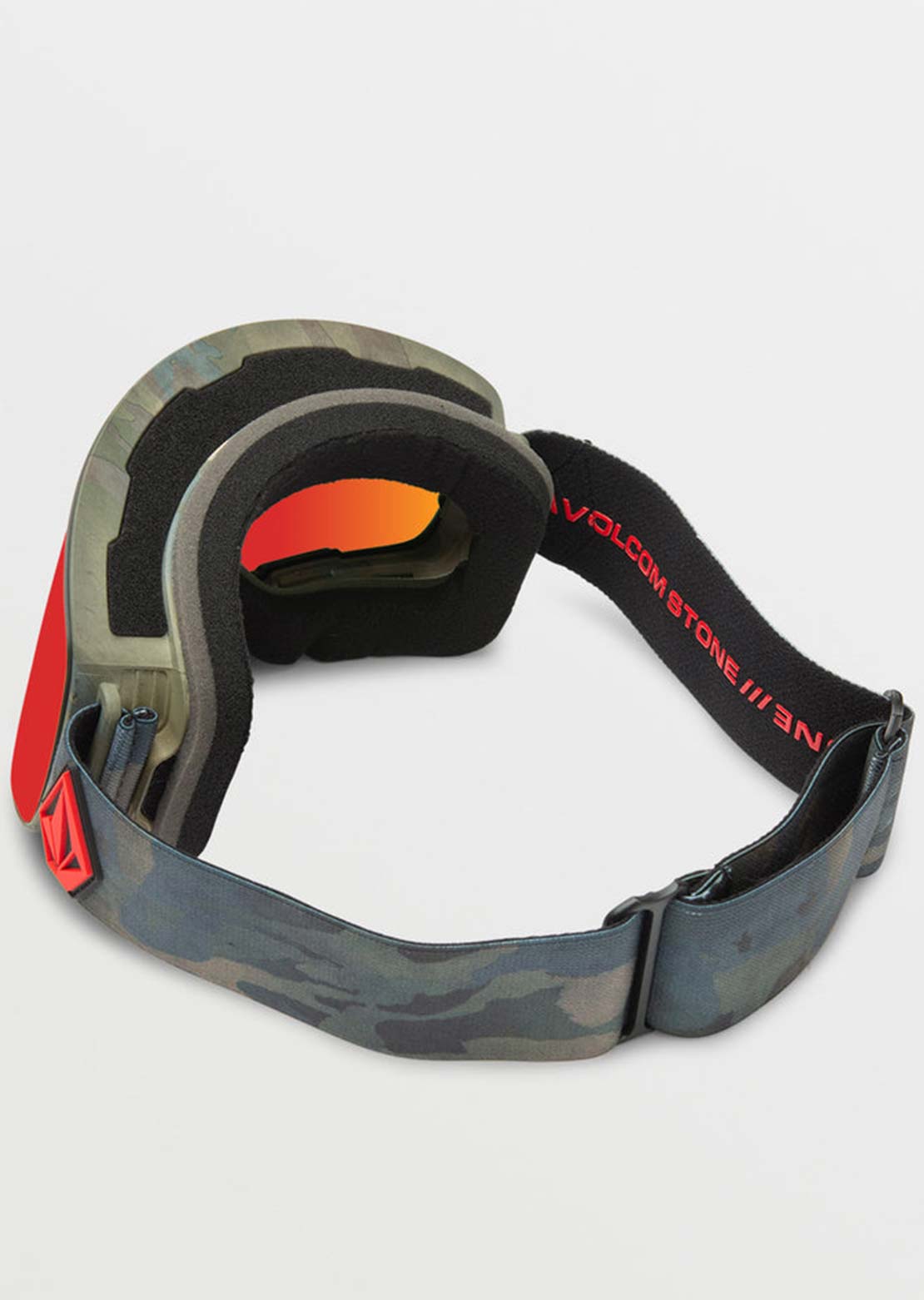 Volcom Odyssey Snow Goggles Cloudwash Camo/Red Chrome