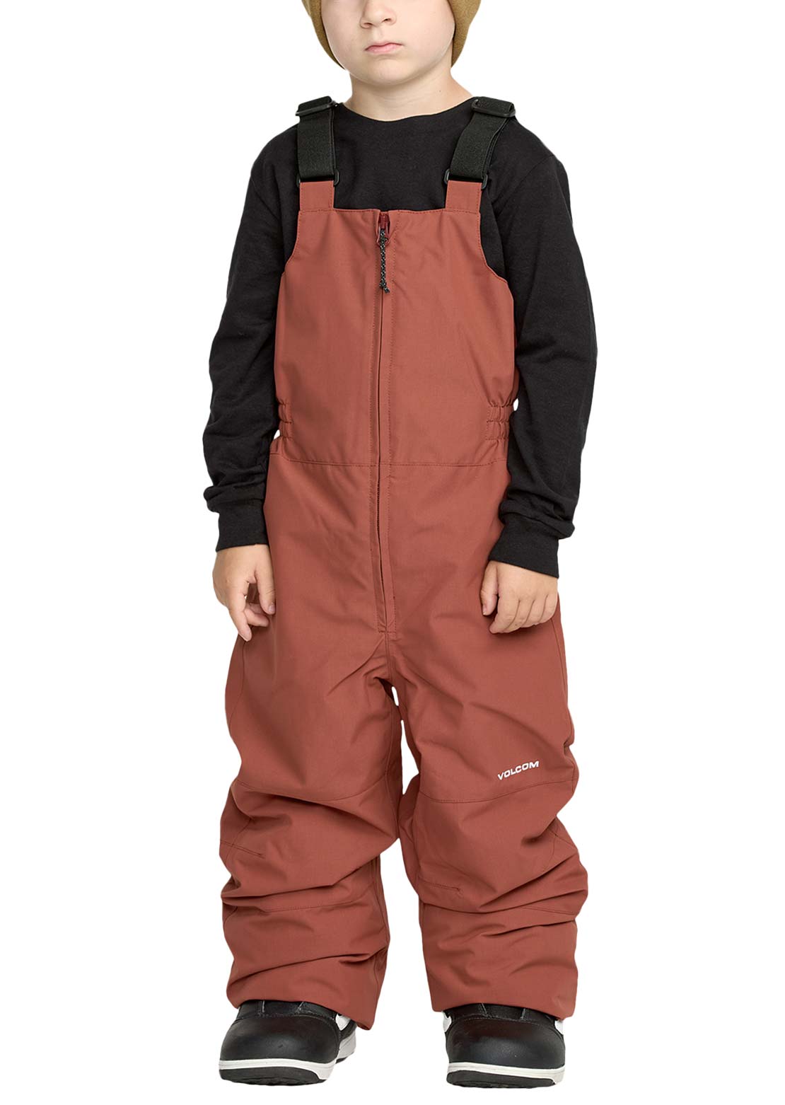 Volcom Toddler Flurry Insulated Bib Overall Pants Henna