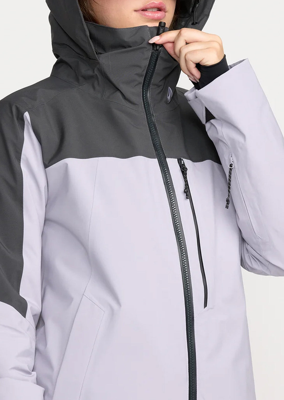 Volcom Women's 3D Stretch Gore-Tex Jacket Lavender Aura