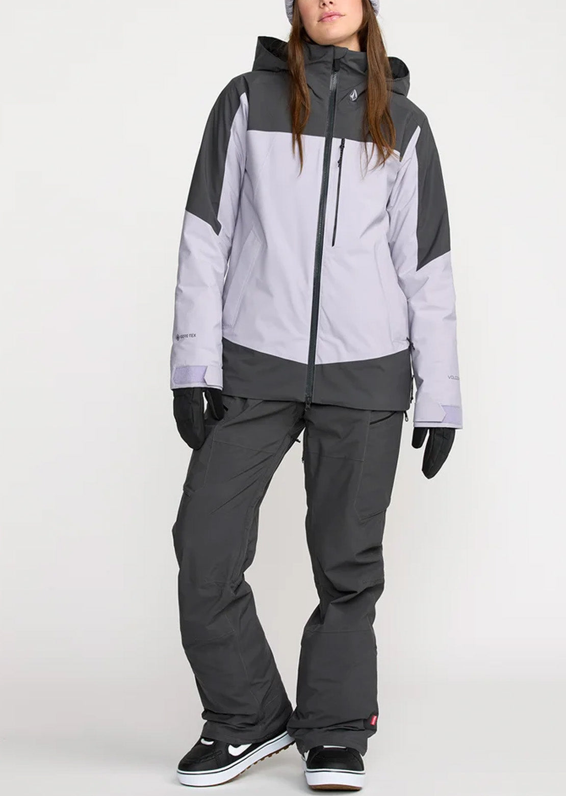Volcom Women's 3D Stretch Gore-Tex Jacket Lavender Aura