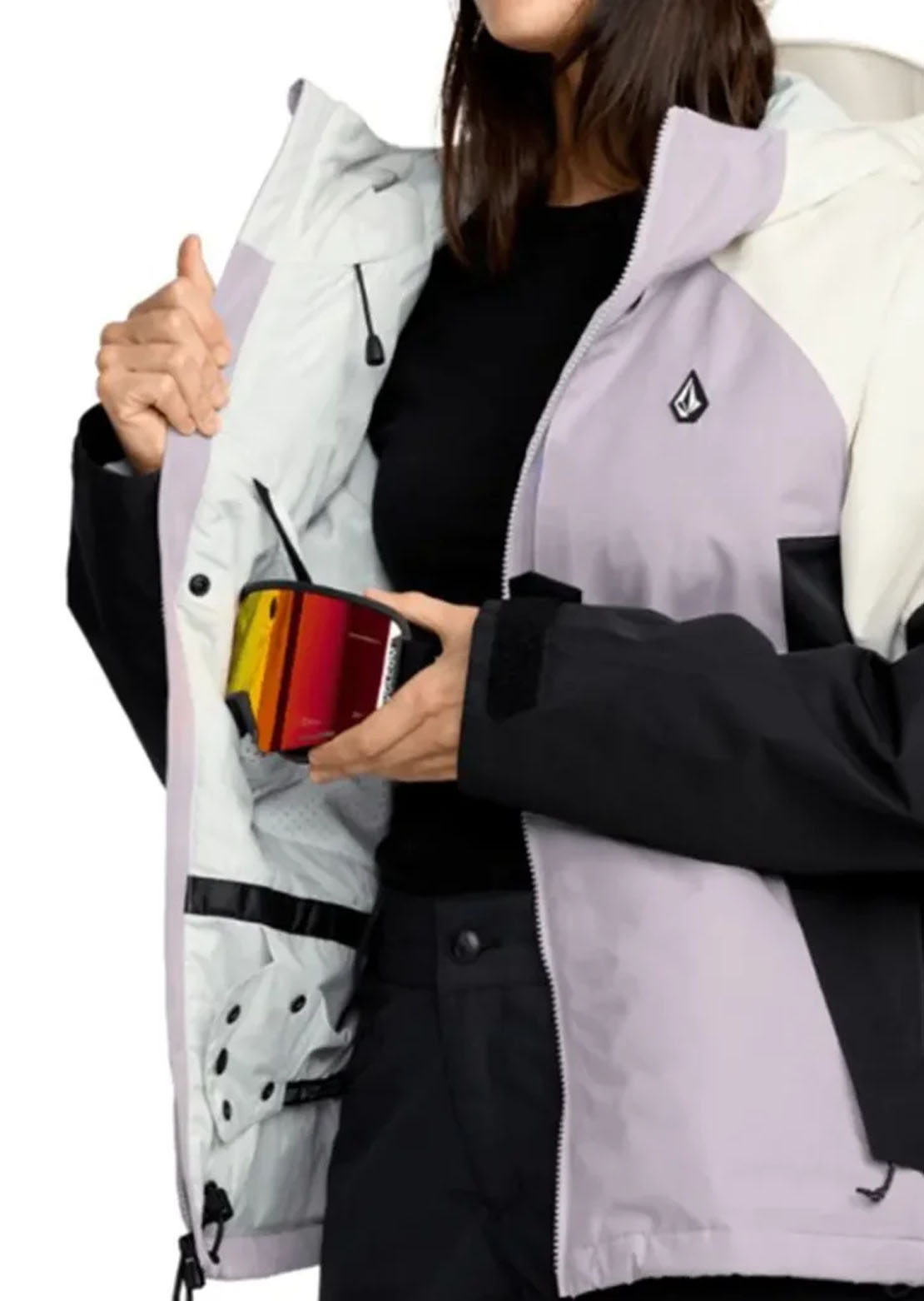 Volcom Women's Agate Insulated Jacket Lavender Aura