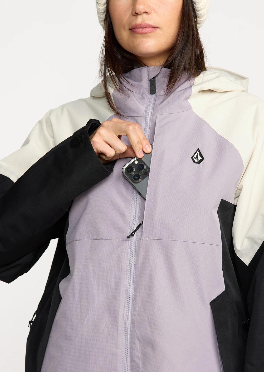 Volcom Women's Agate Insulated Jacket Lavender Aura