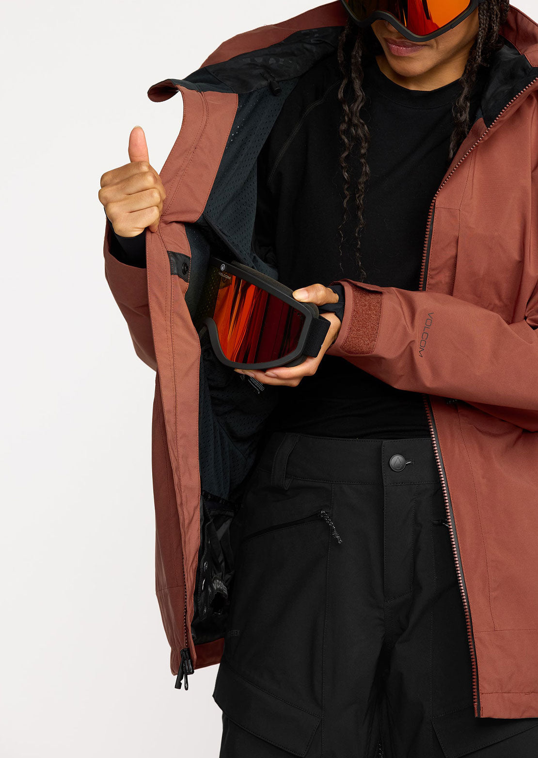 Volcom Women's AT Stretch GORE-TEX Jacket Henna