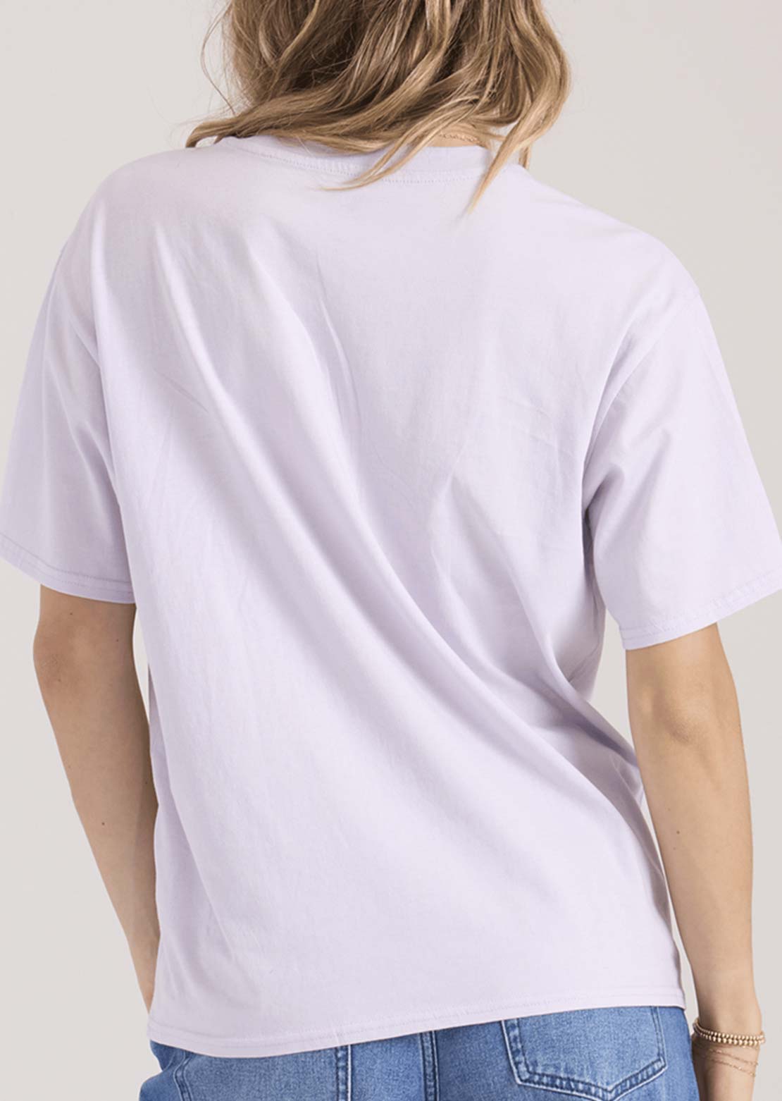 Volcom Women's Burnout BF T-Shirt Dusty Lavender