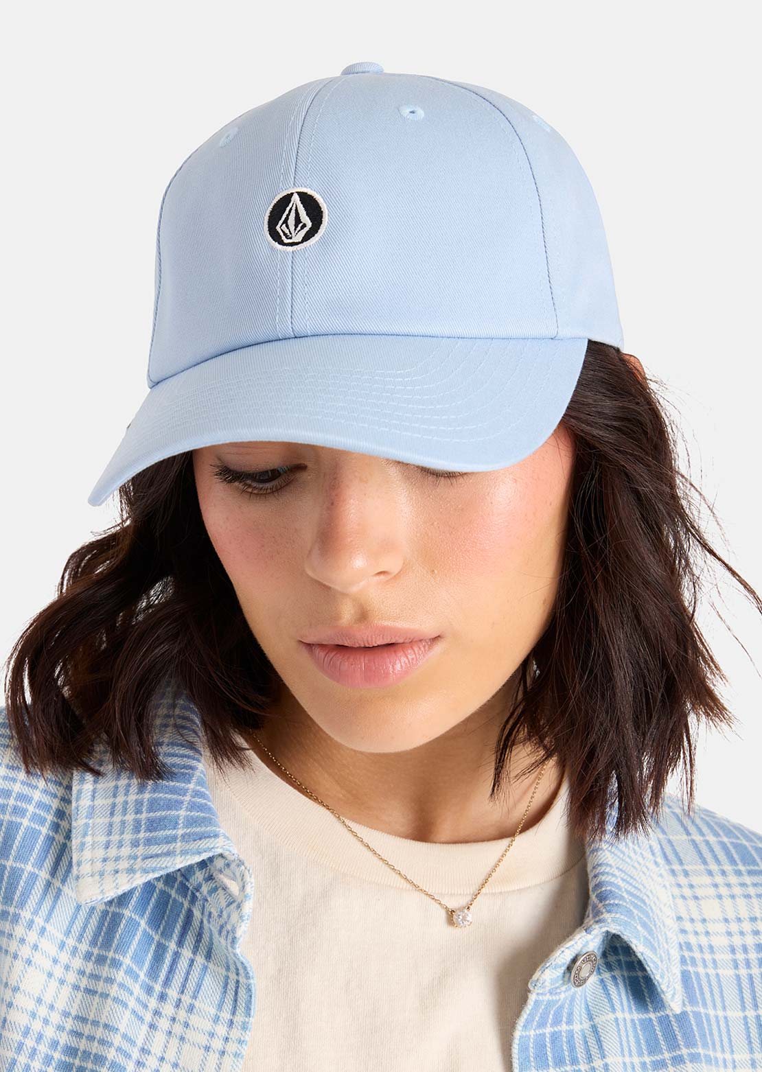 Volcom Women's Circle Stone Dad Headwear Cap Cali Blue