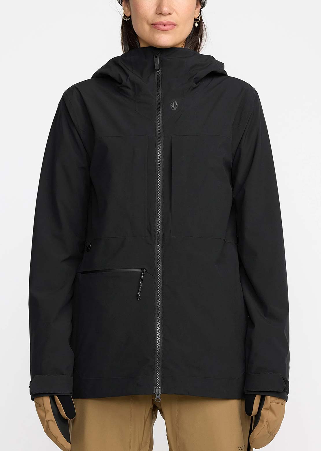 Volcom Women's Cloudbreaker Stretch 30k Jacket Black