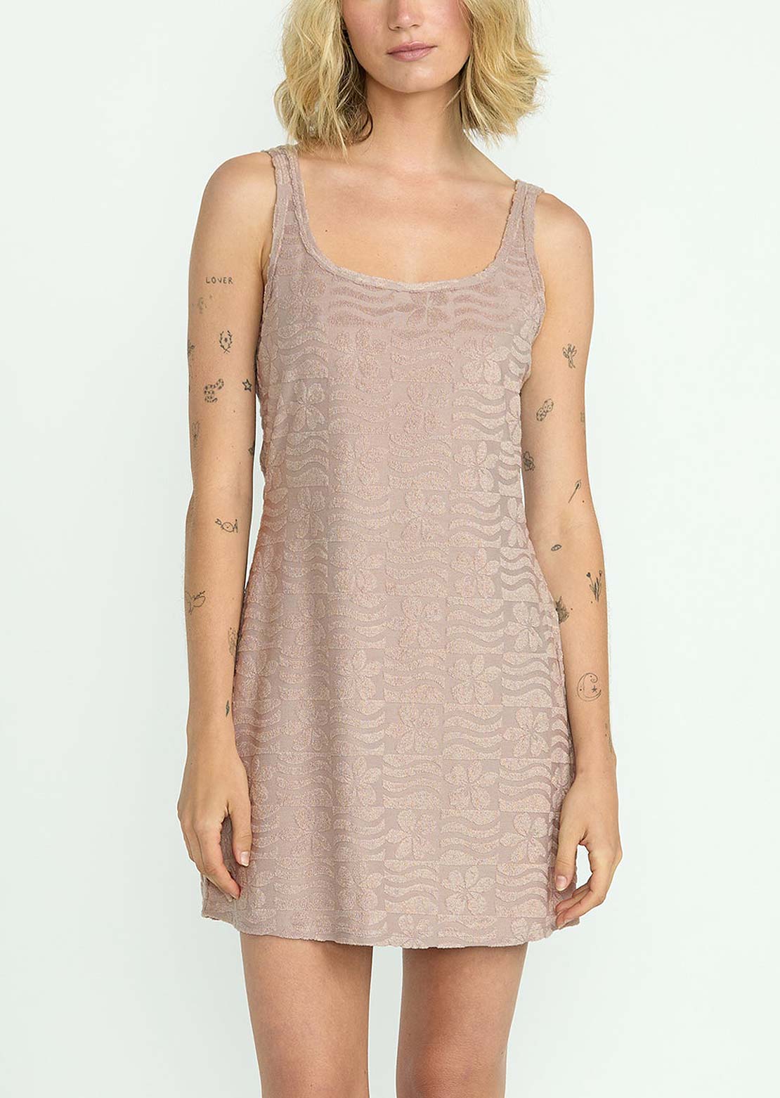 Volcom Women's Coco Ho Mini Dress Stone