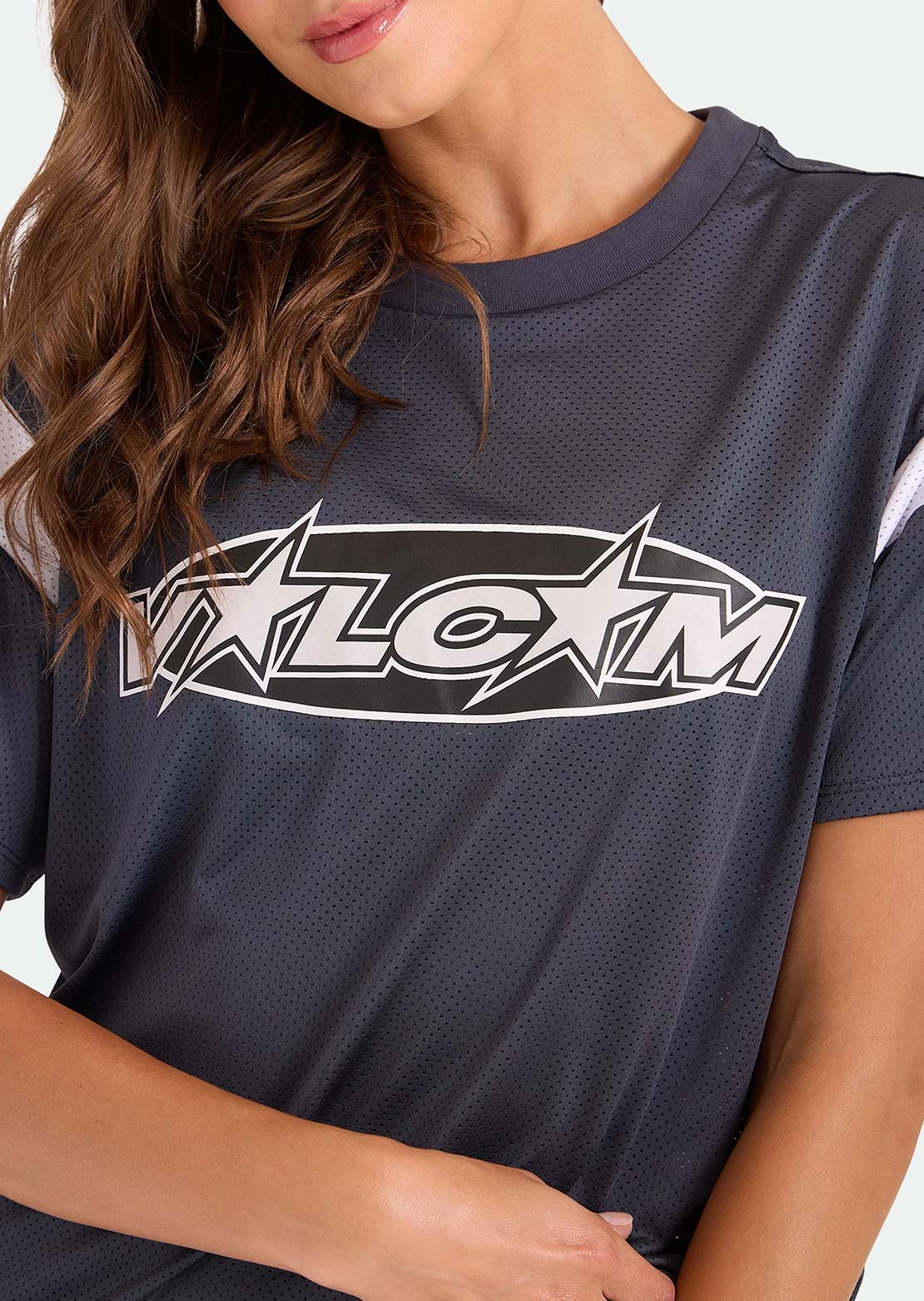 Volcom Women's Coco Ho Sports Jersey Vintage Black
