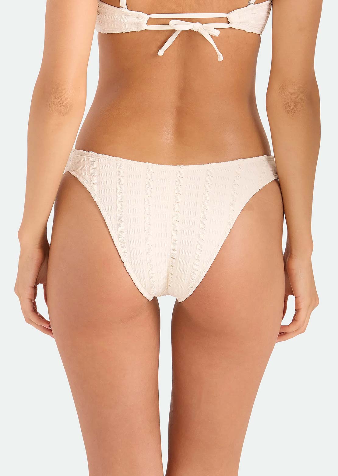 Volcom Women's Coco Low Tide 90s V Bottom Skimpy White Sand