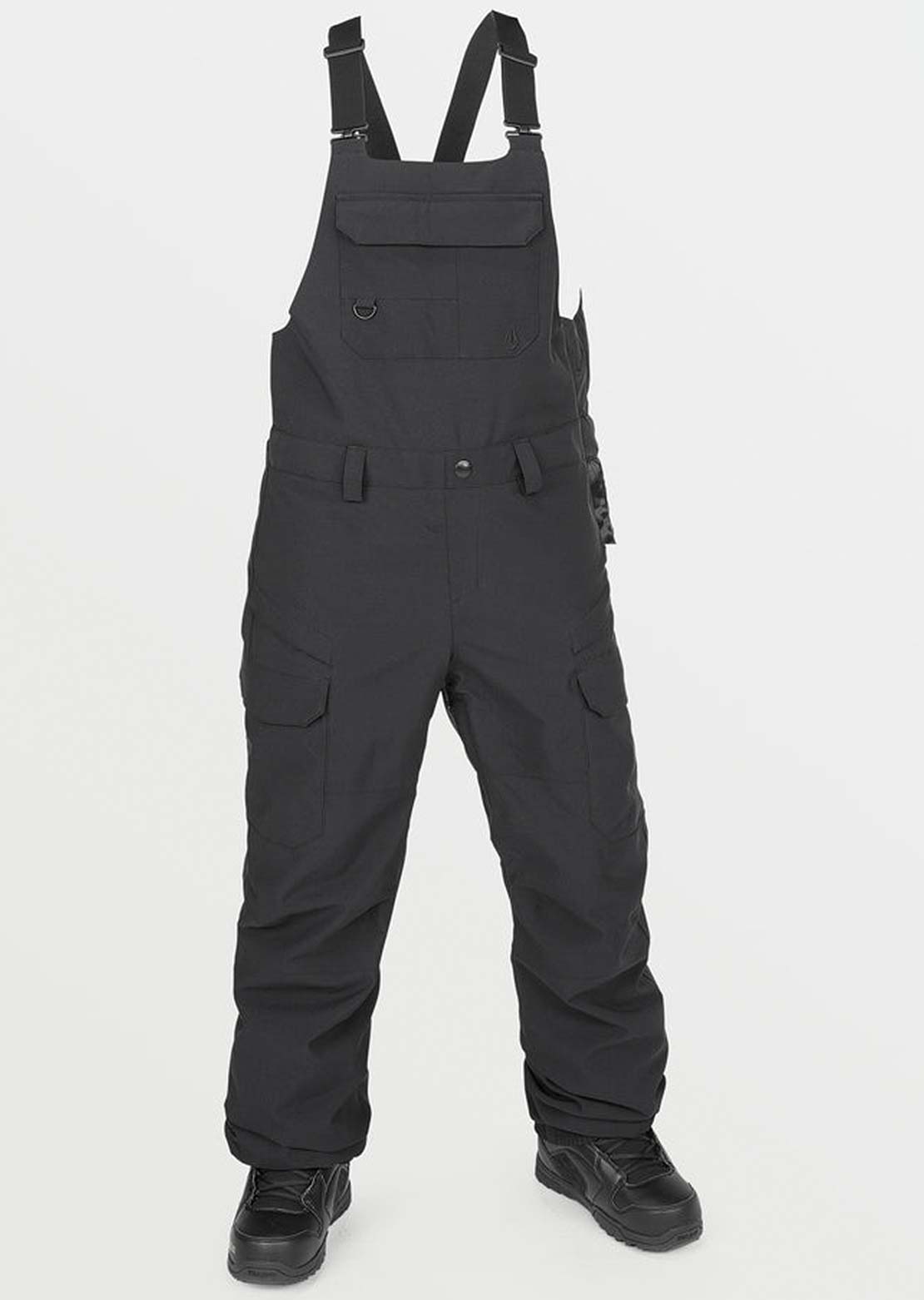 Volcom Women&#39;s Creston 3d Stretch Bib Overall Pant Black