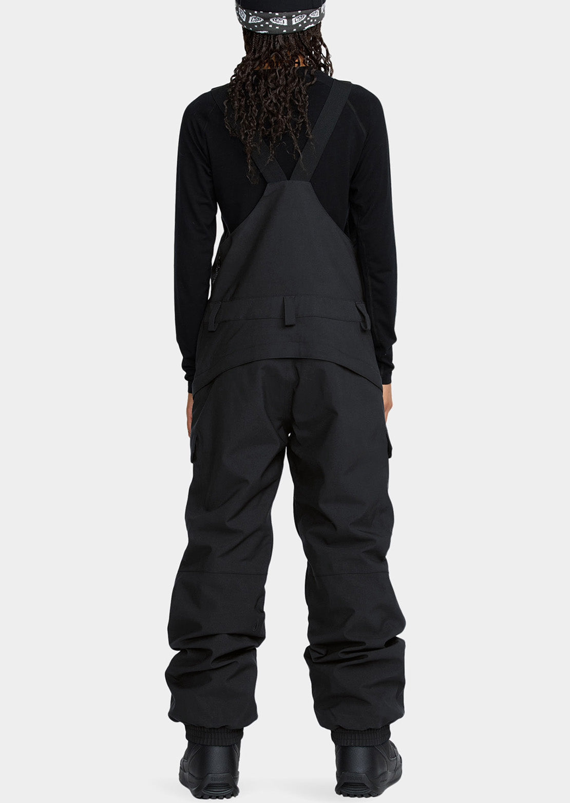 Volcom Women's Creston 3D Stretch Bib Overall Pants Black