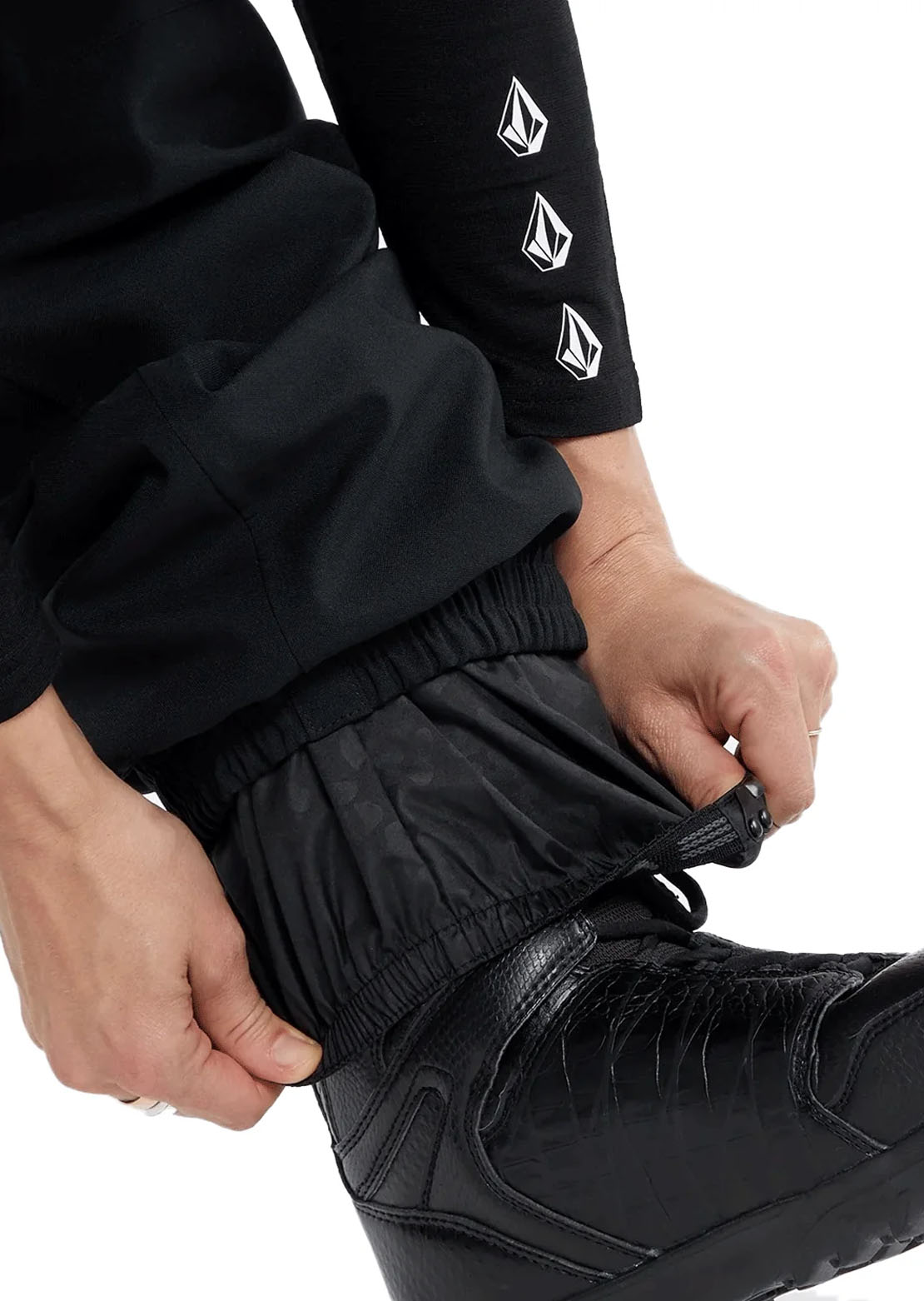 Volcom Women's Creston 3D Stretch Bib Overall Pants Black