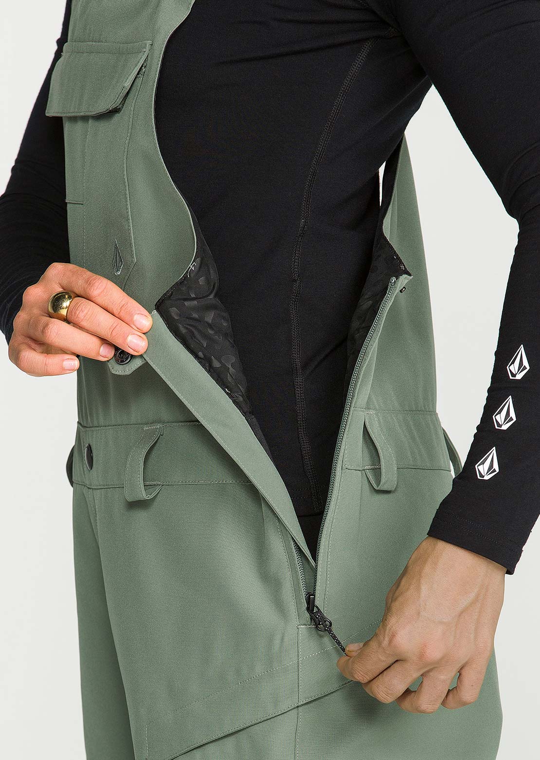 Volcom Women's Creston 3D Stretch Bib Pants