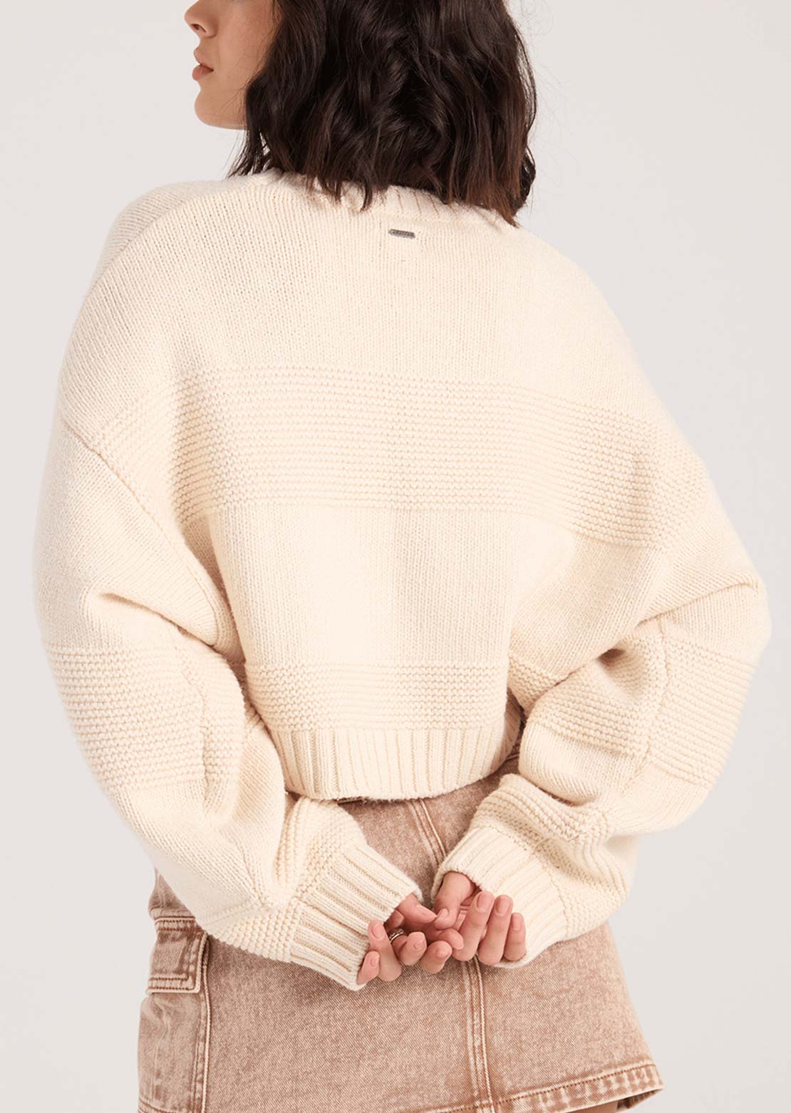 Volcom Women's Dayz Like This Sweater Vintage White