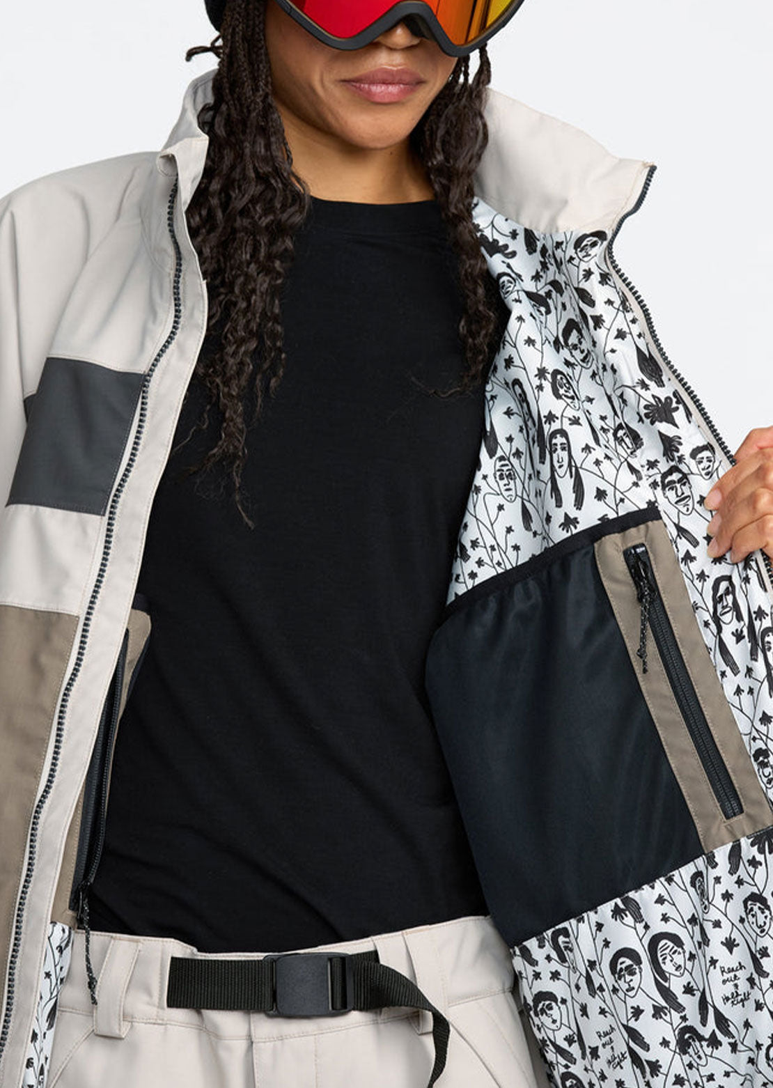 Volcom Women's DLM Jacket Stone