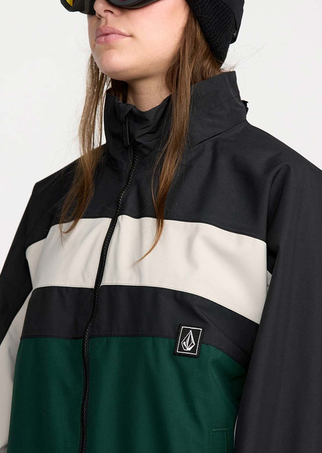 Volcom Women's DLM Jacket Black Green
