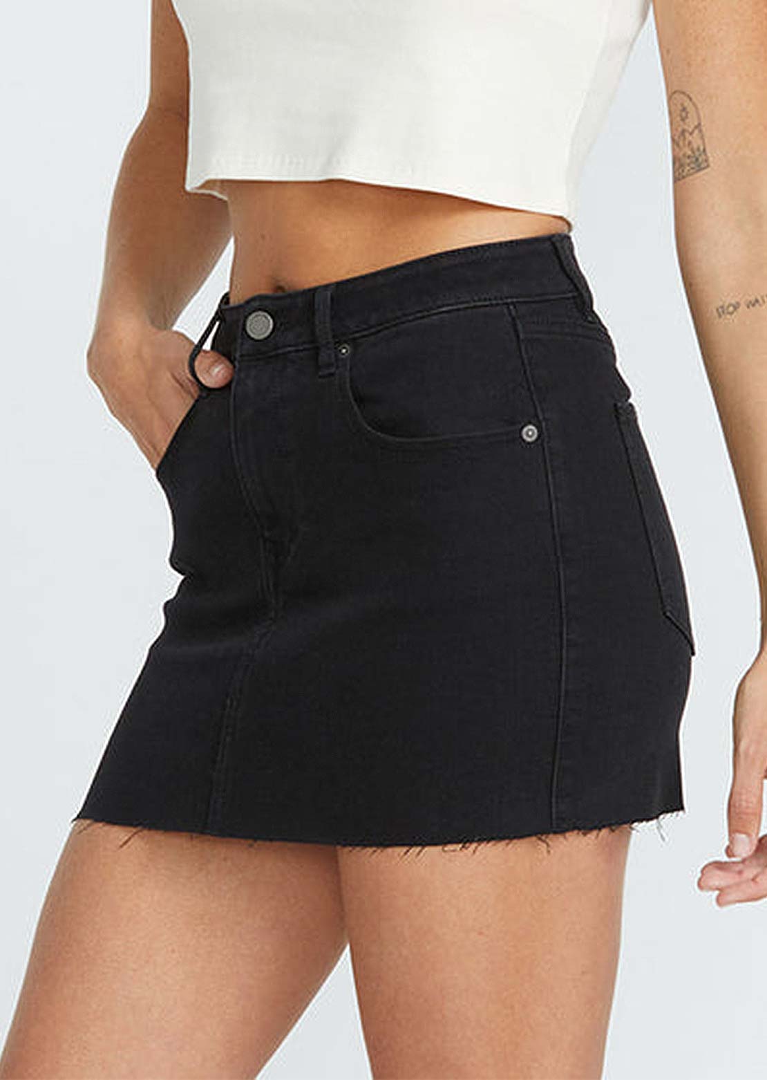 Volcom Women&#39;s Dropping In Skirt Black