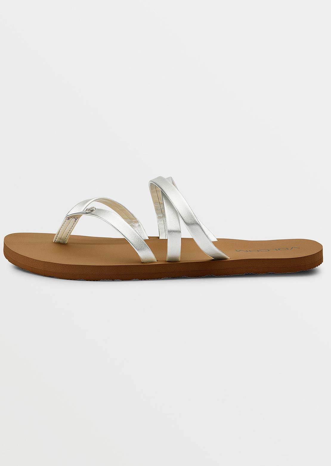 Volcom Women's Easy Breezy II Sandals Silver