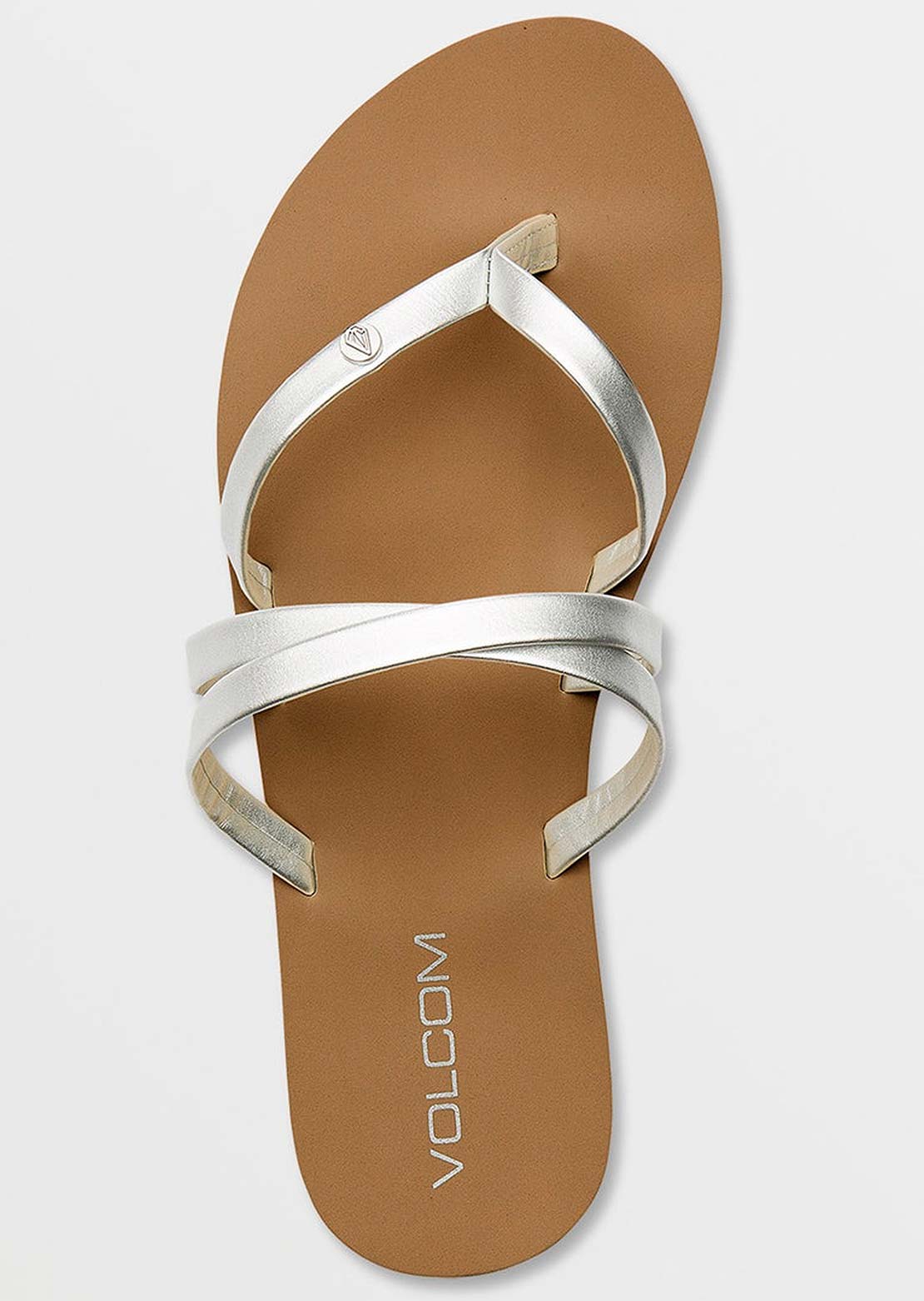Volcom Women's Easy Breezy II Sandals Silver