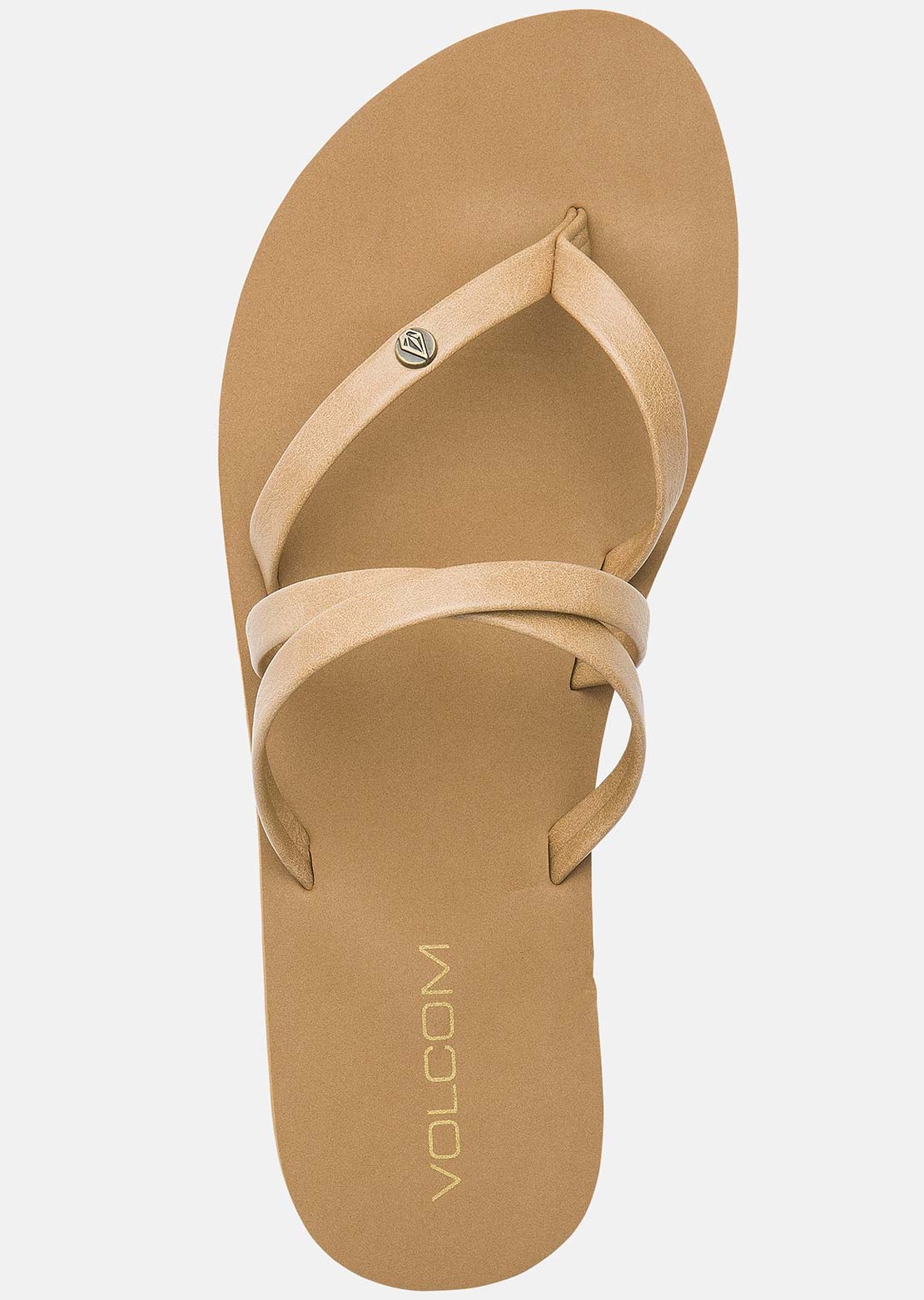 Volcom Women's Easy Breezy II Sandals Tan