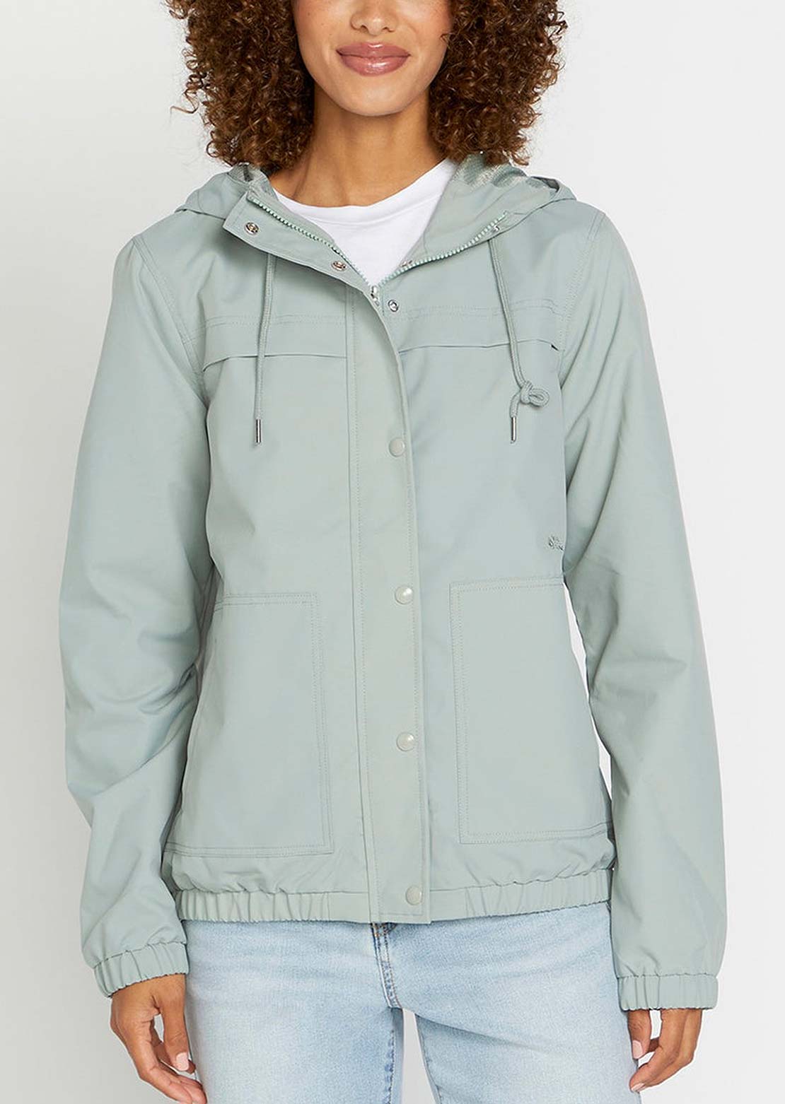 Volcom Women&#39;s Enemy Stone Jacket Sea Glass