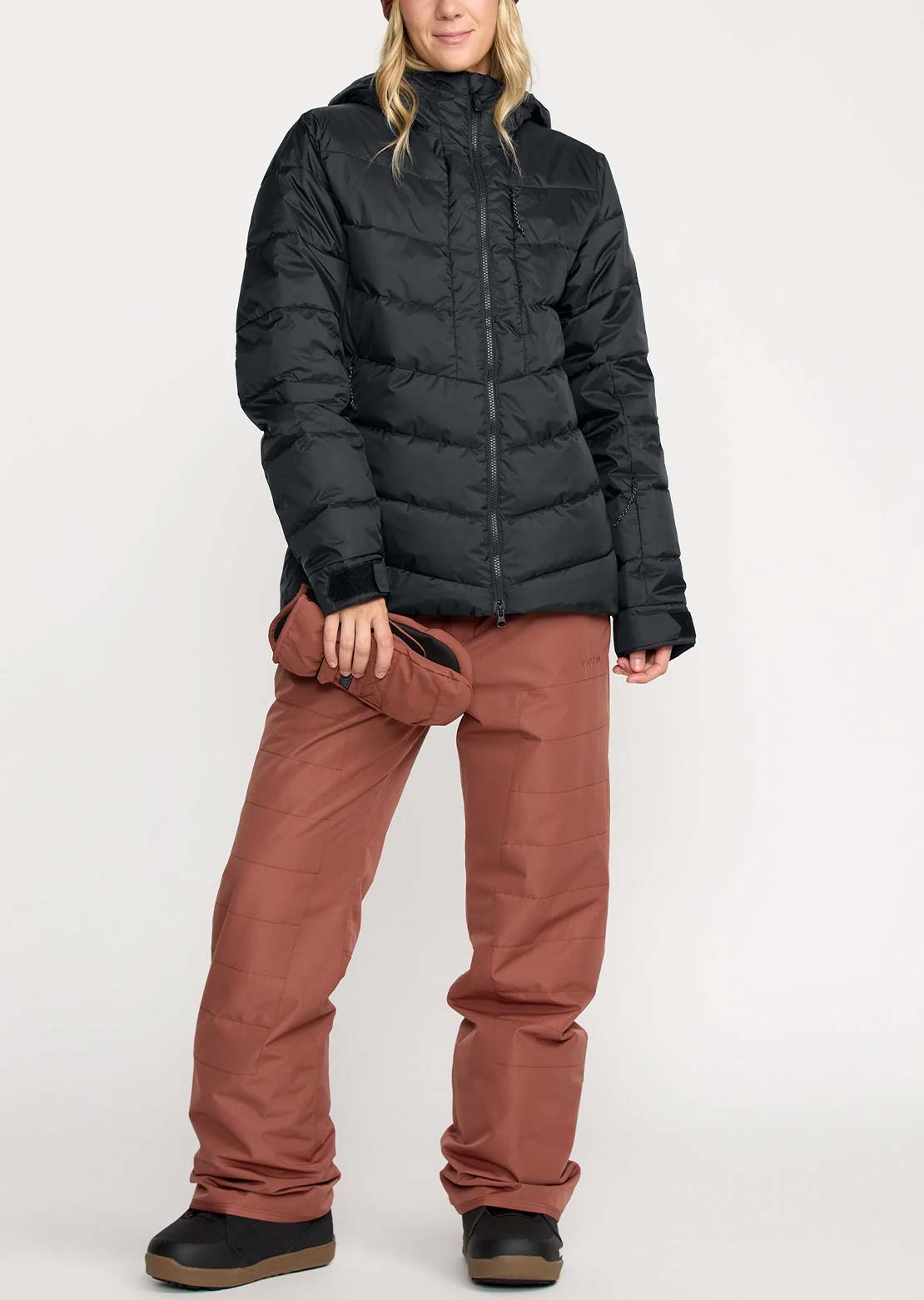 Volcom Women's Estes Puff Jacket Black