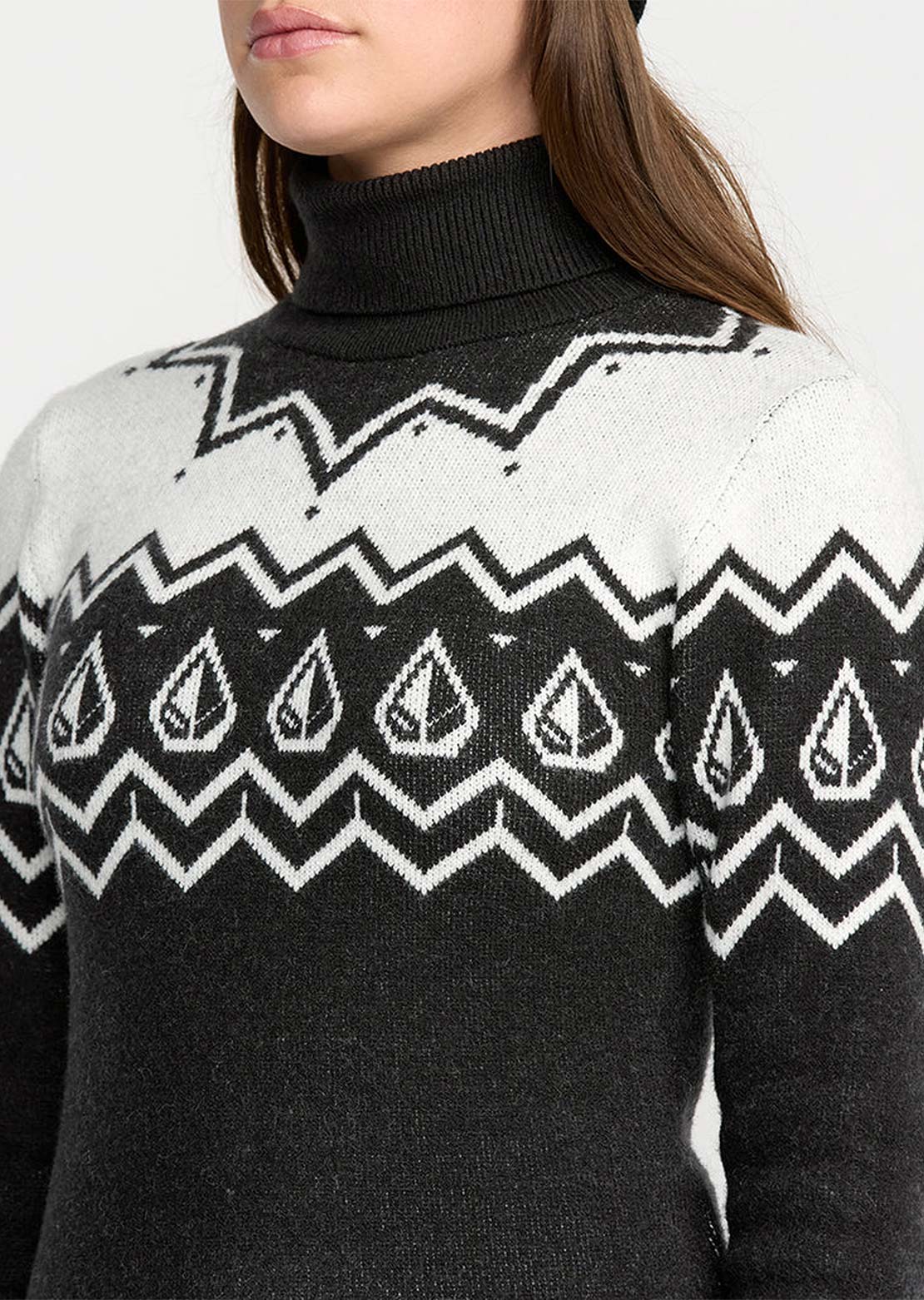 Volcom Women's Fireside Sweater Black