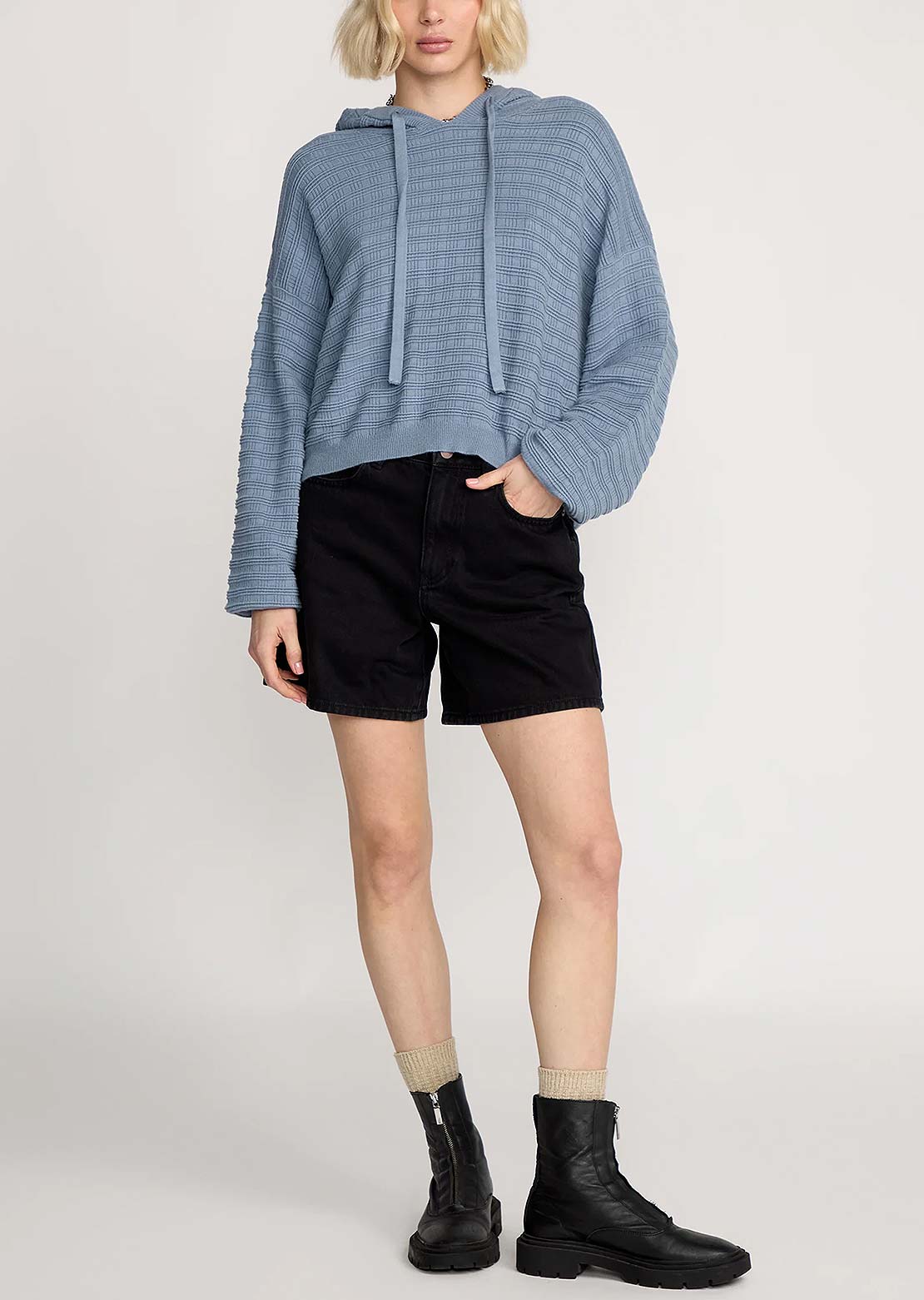 Volcom Women's Gurrl Gang Sweater Carolina Blue