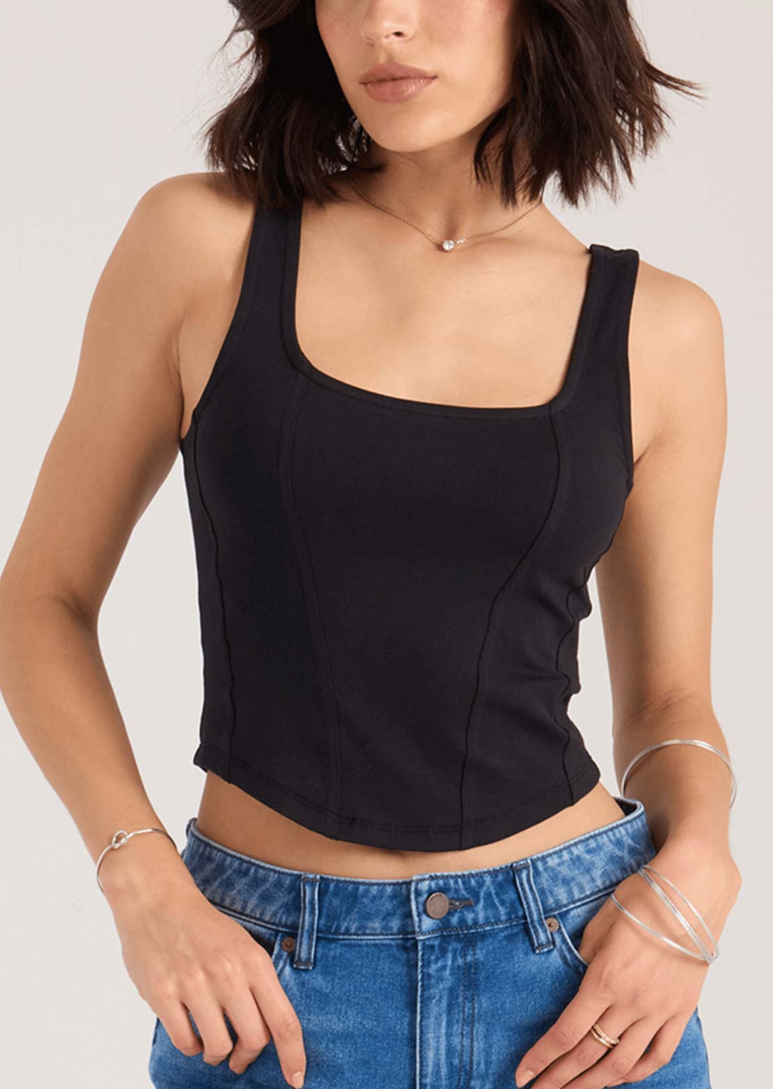Volcom Women's Hot Girl Tank Top Black