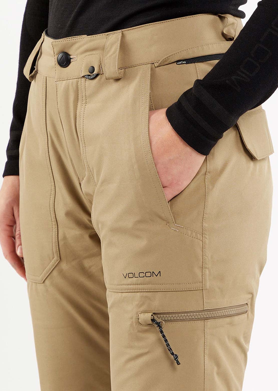 Volcom Women's Knox Ins Gore-Tex Pants Dark Khaki