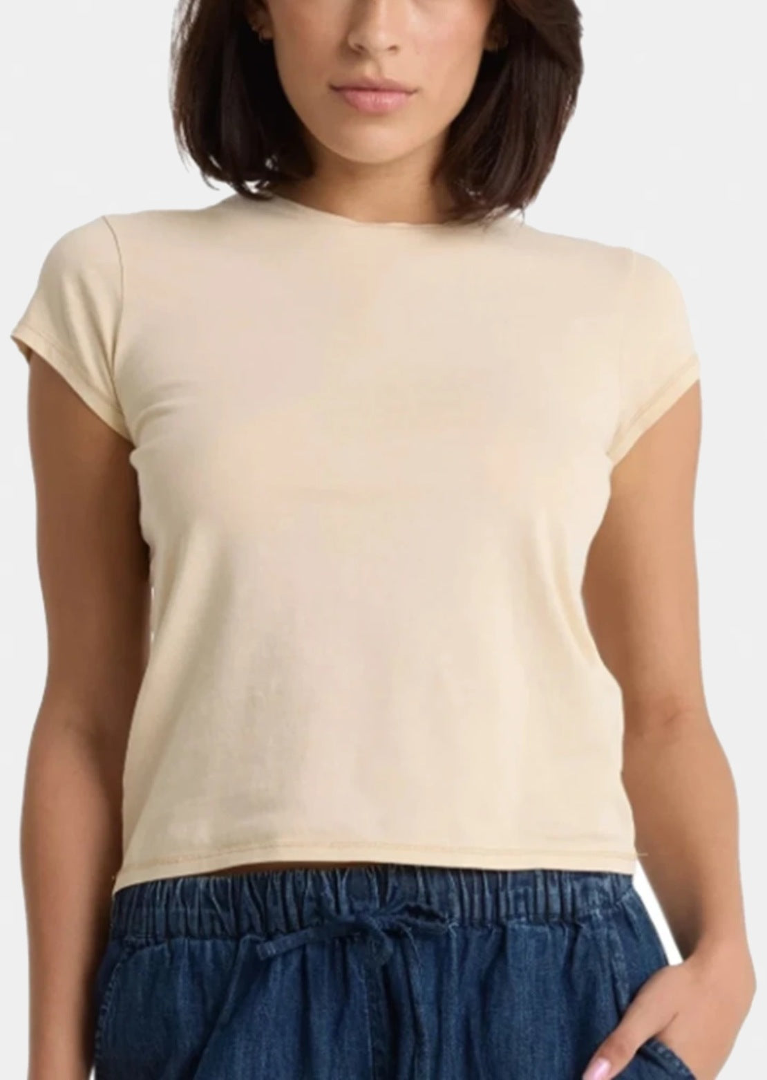 Volcom Women's Lil Baby T-Shirt Bone