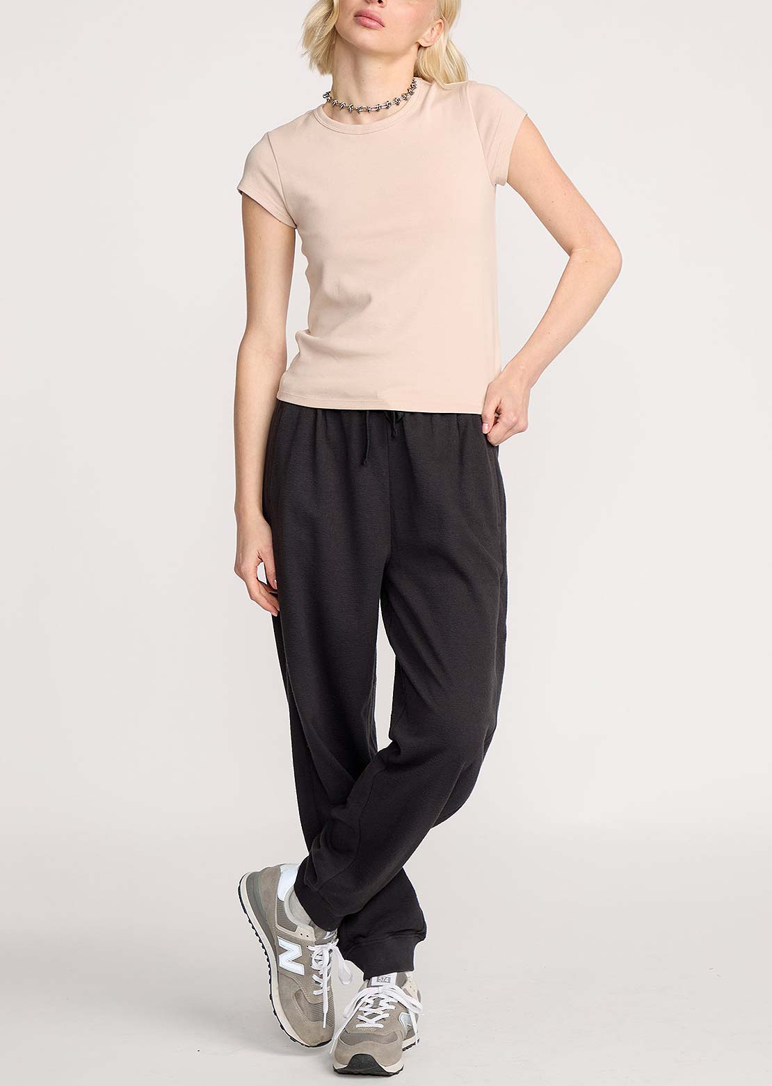 Volcom Women's Lived In Baby T-shirt Khakiest