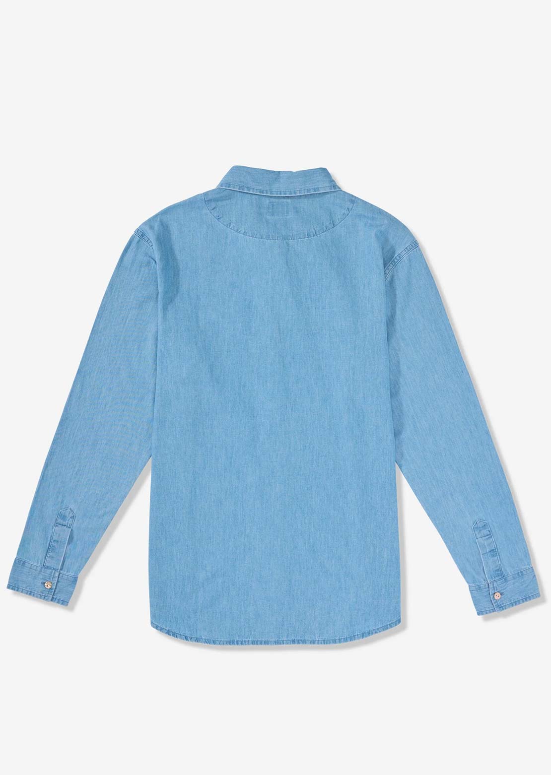 Volcom Women's Lived In Button Up Shirt Chambray
