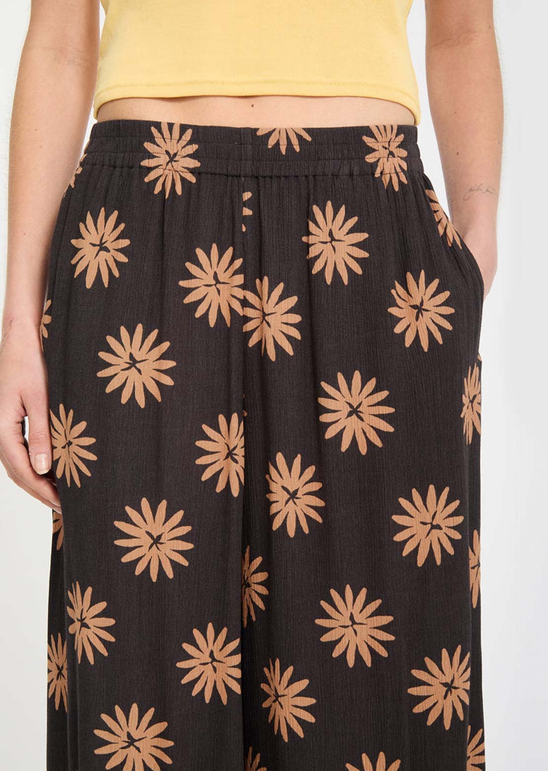 Volcom Women's Midnite Ramble Pants Black Bronze