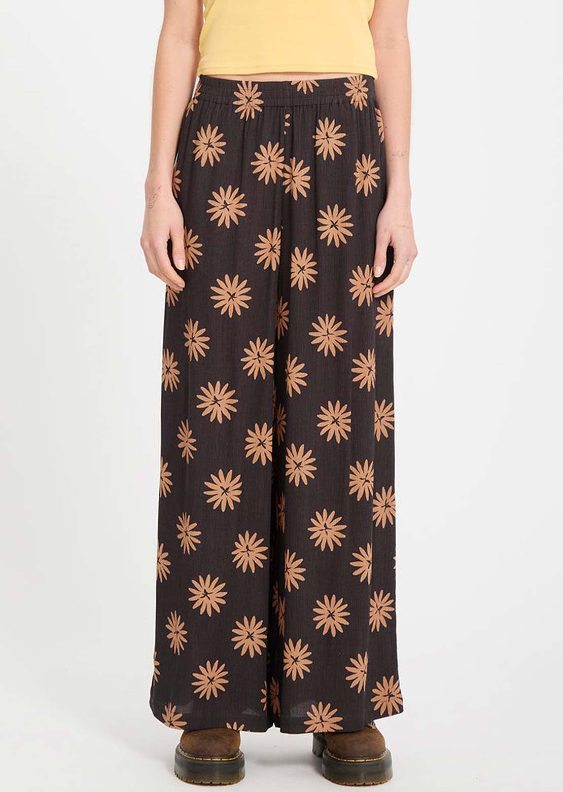 Volcom Women's Midnite Ramble Pants Black Bronze