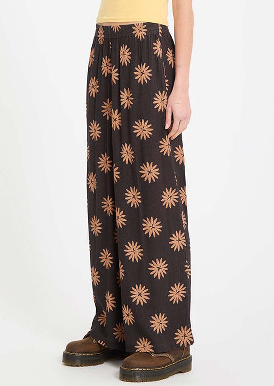 Volcom Women's Midnite Ramble Pants Black Bronze