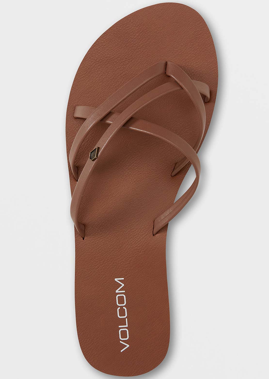 Volcom Women's New School II Sandals Cognac
