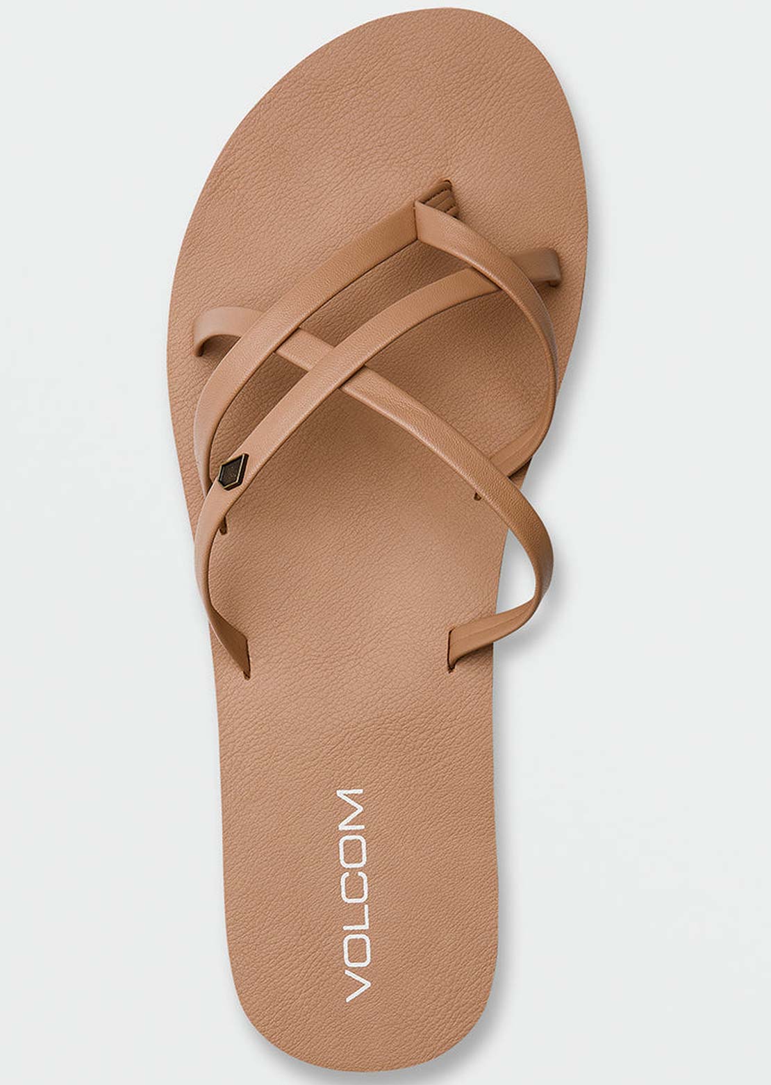 Volcom Women's New School II Sandals Natural