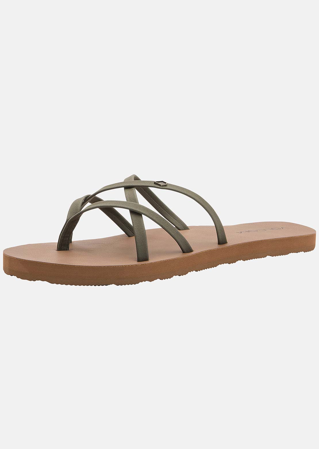 Volcom Women's New School II Sandals Olive