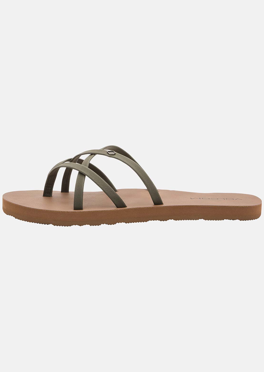 Volcom Women's New School II Sandals Olive