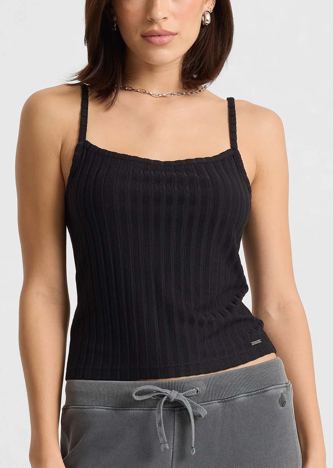Volcom Women's Pleat Heart Cami Top