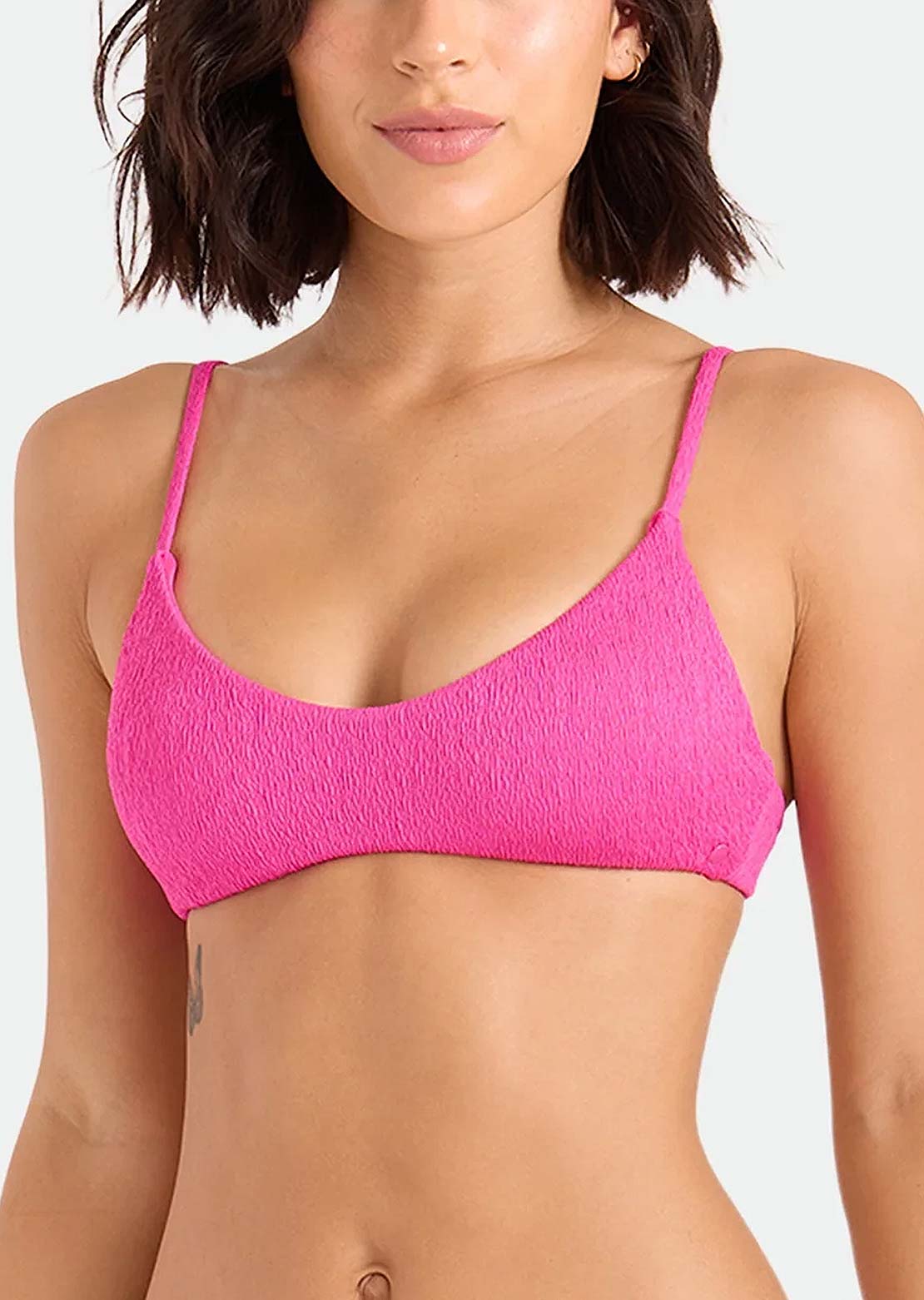 Volcom Women's Pucker Up Bralette Bright Fuschia
