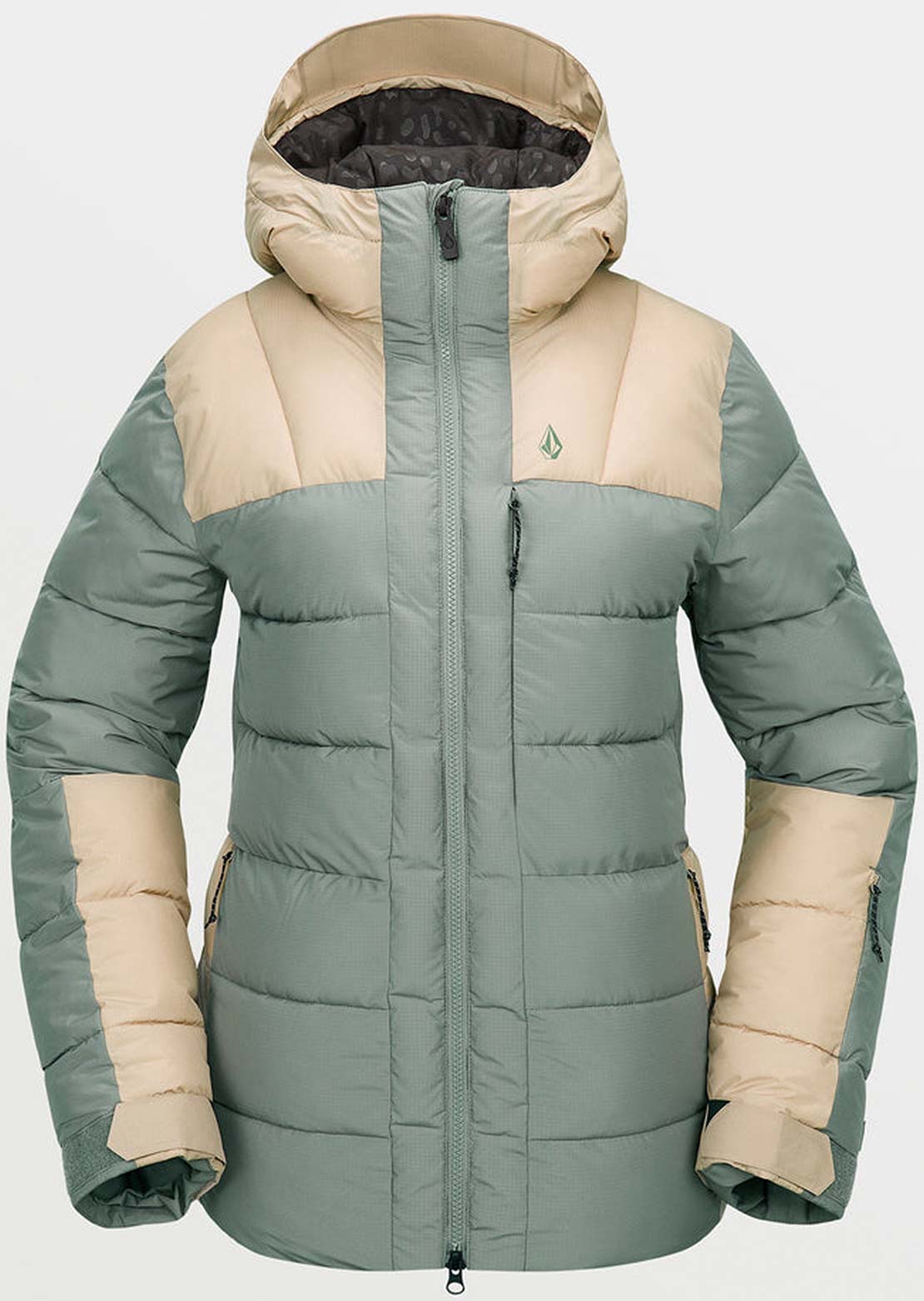 Volcom Women's Puffleup Jacket Lichen Green