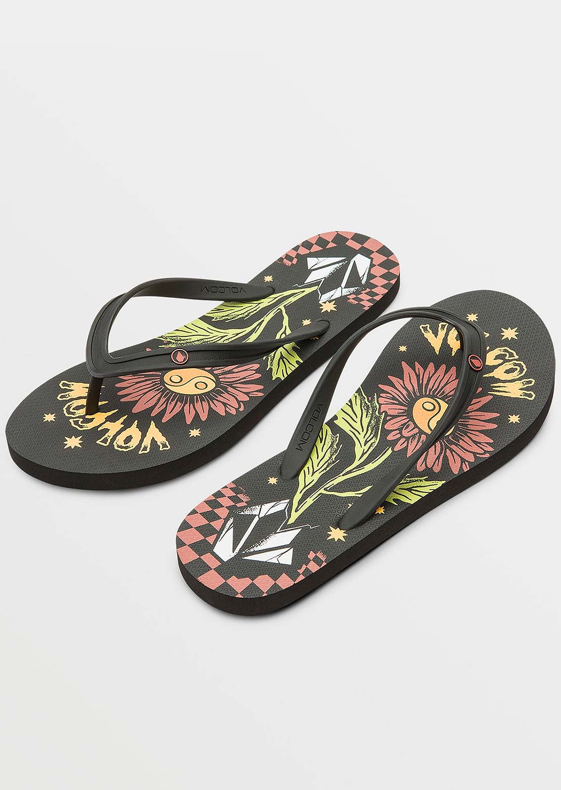 Volcom Women's Rocking Sandals Vintage Black
