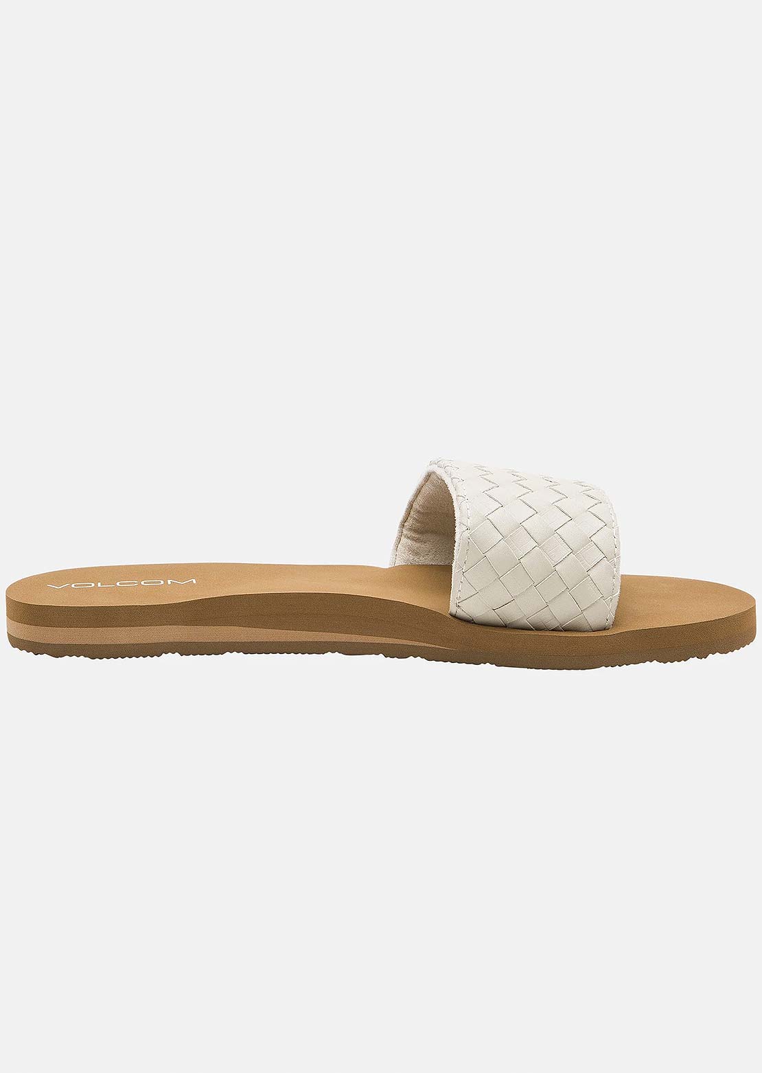 Volcom Women's Simple Braid Slides Cream