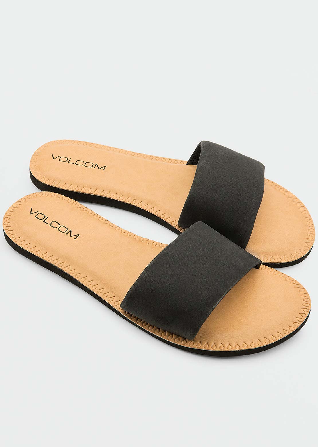 Volcom Women's Simple Slides Black