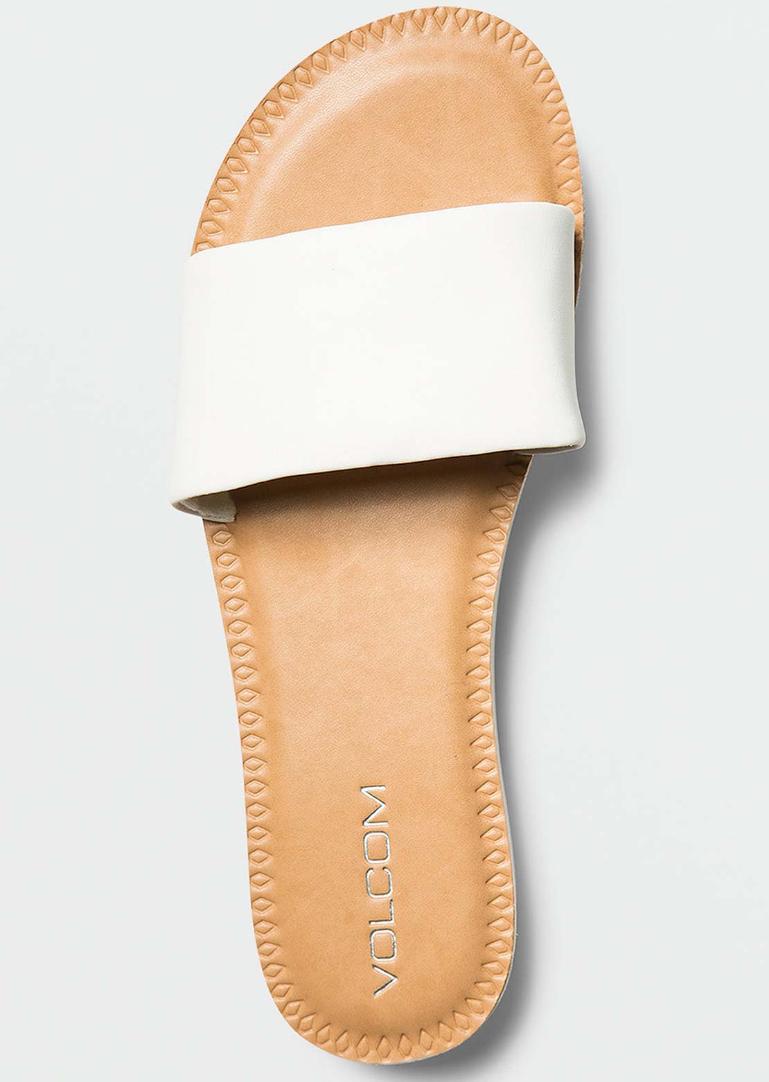 Volcom Women's Simple Slides White